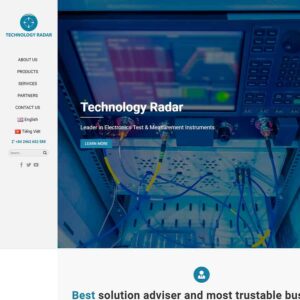 Website công ty bán thiết bị điện tử