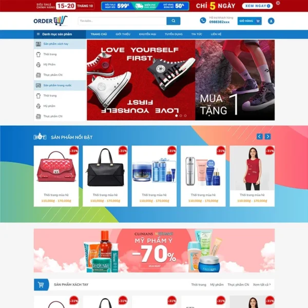 Website thời trang 11
