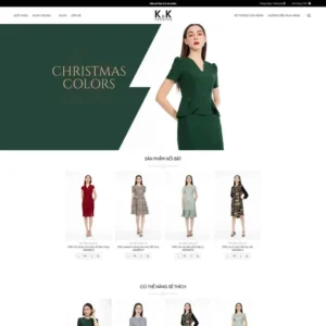 Website shop thời trang nữ 02