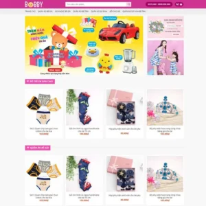 Website thời trang trẻ em