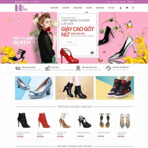 Website bán giày nữ, thời trang