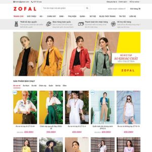 Website cửa hàng thời trang 07