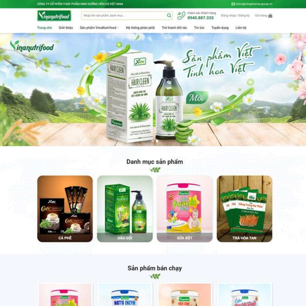 Website thực phẩm chức năng 15