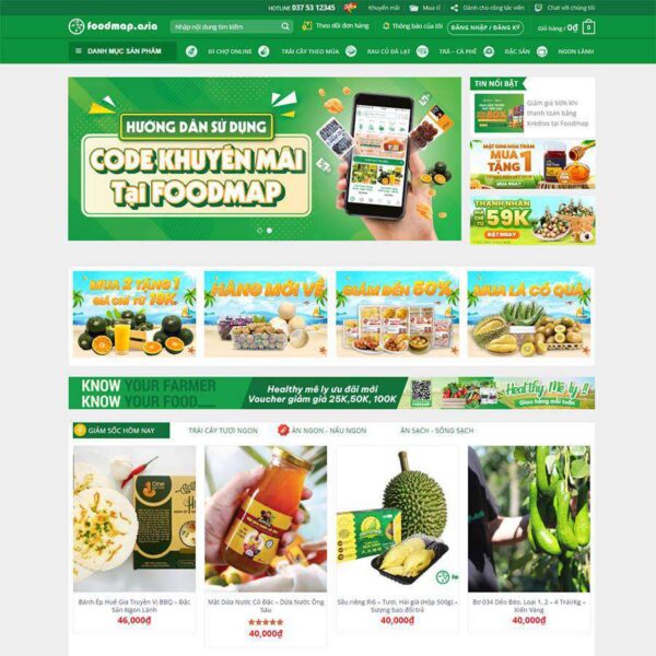 Website thực phẩm 18