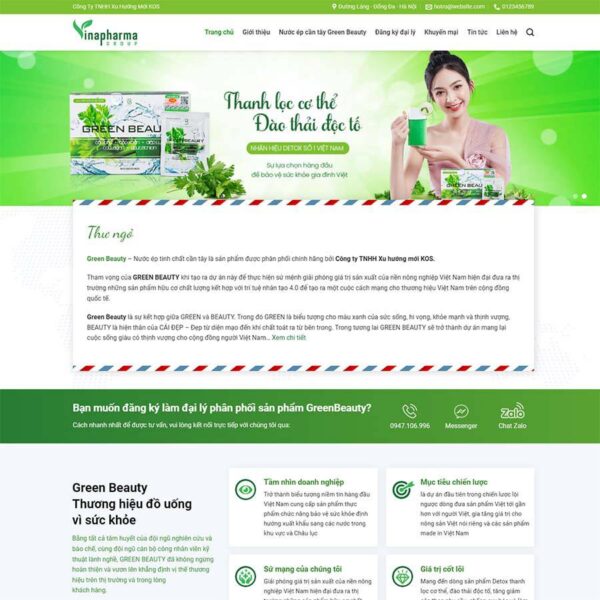 Website thực phẩm chức năng 21