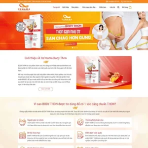 Website thực phẩm chức năng 09