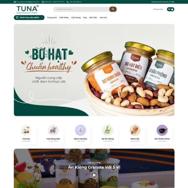 Website thực phẩm sạch