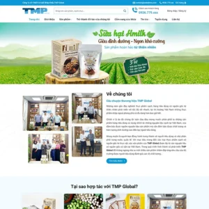 Website thực phẩm sạch 02