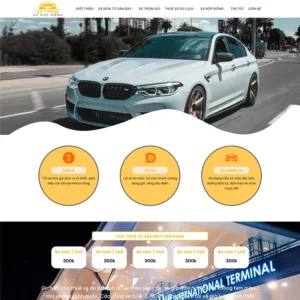 Website dịch vụ thuê xe 06