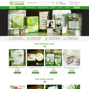 Website bán dược phẩm, thuốc nam 02