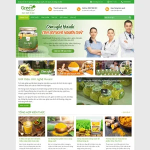 Website bán sản phẩm tinh bột nghệ