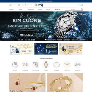 Website bán vàng bạc trang sức