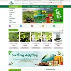Website bán trà xanh