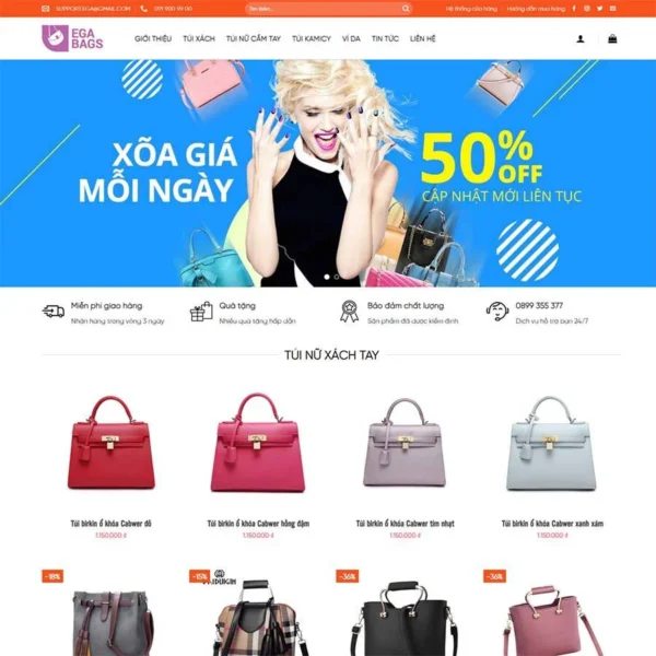 Website bán túi xách
