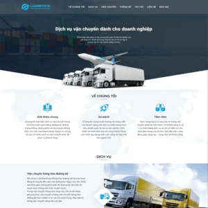 Website công ty vận chuyển 02
