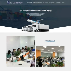 Website công ty vận chuyển 03
