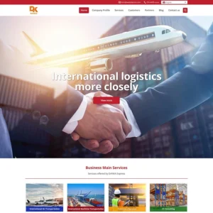 Website công ty vận chuyển 04
