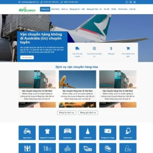 Website dịch vụ vận chuyển quốc tế logistic