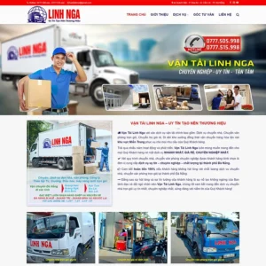 Website dịch vụ vận tải