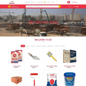 Website bán vật liệu xây dựng