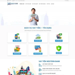 Website dịch vụ vay tiền 02