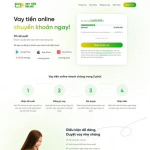 Website dịch vụ vay tiền 03