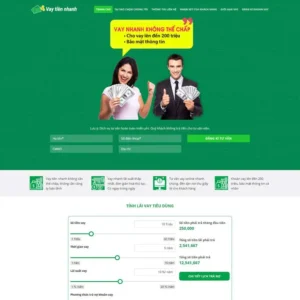 Website dịch vụ tín dụng, vay tiền nhanh