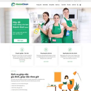 Website dịch vụ vệ sinh, dọn dẹp nhà cửa 03