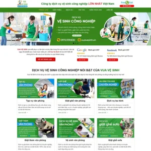 Website dịch vụ vệ sinh 05