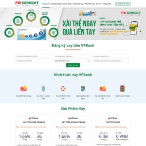 Website vay vốn, tài chính 02