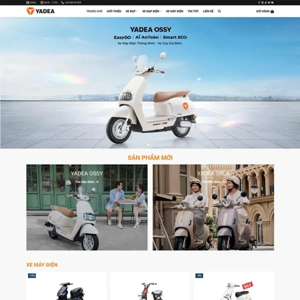 Website bán xe máy điện