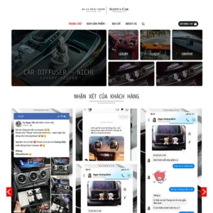 Website nước hoa cho xe hơi