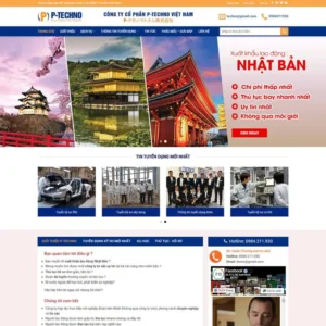 Website công ty xuất khẩu lao động 02