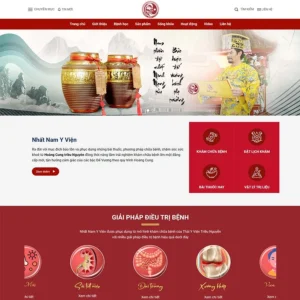 Website phòng khám y học cổ truyền