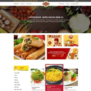 Website nhà hàng