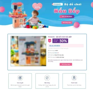 Website Lading Page bán đồ chơi trẻ em