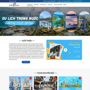Website du lịch 16
