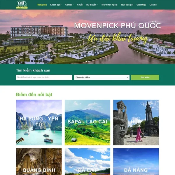 Website du lịch 19