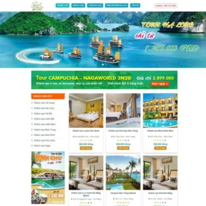 Website du lịch 02