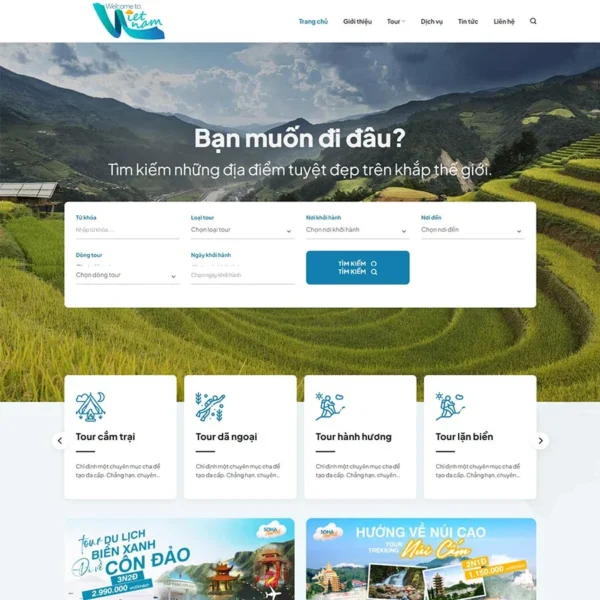 Website du lịch 21