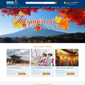 Website du lịch 03