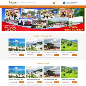 Website du lịch cao cấp 07
