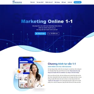 Website landing page tư vấn marketing online
