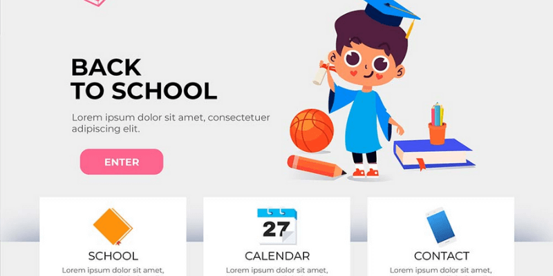 thiết kế web giáo dục