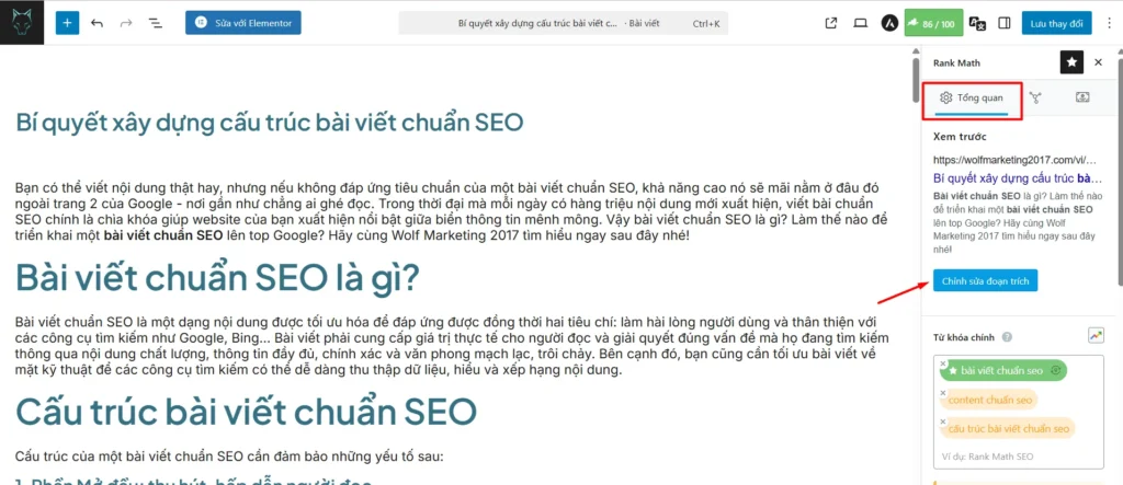 cách thêm thẻ mô tả