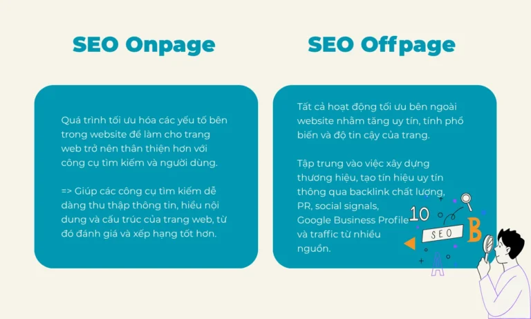 seo onpage và offpage