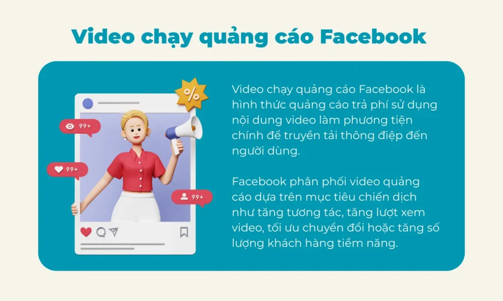 video chạy quảng cáo facebook