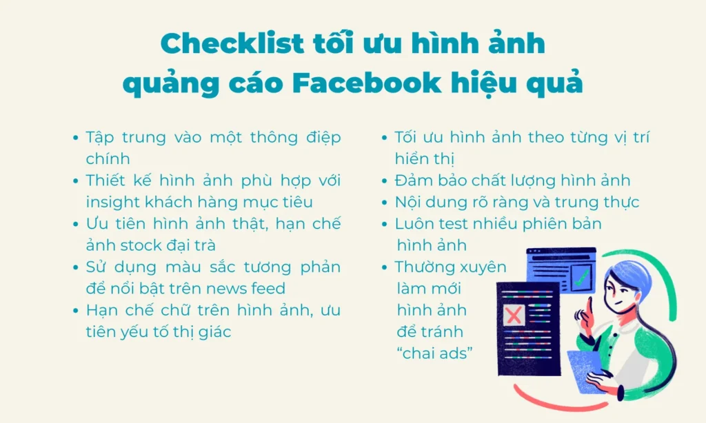 Checklist 10 nguyên tắc tối ưu hình ảnh quảng cáo Facebook 2 tối ưu hình ảnh quảng cáo Facebook
